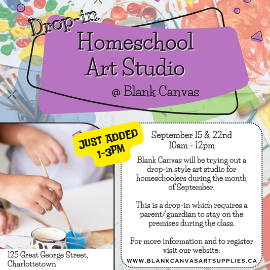 Homeschool Art Studio Drop-in (September)