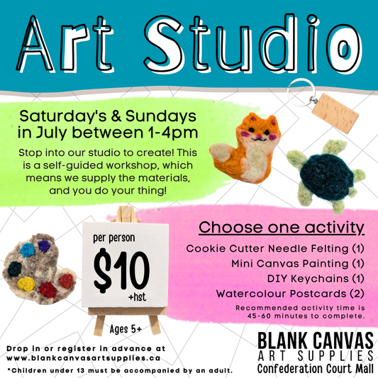 Art Studio: July Dates
