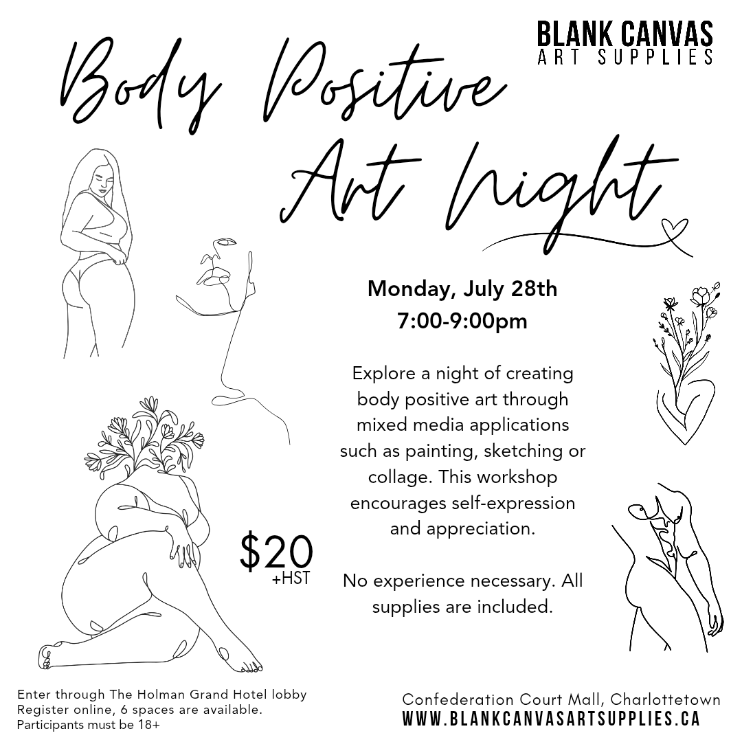 Body Positive Art Night July 28th (18+)