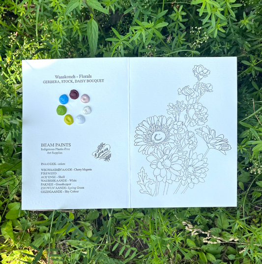 🇨🇦 Beam Watercolours Paintables - Gerbera Bouquet