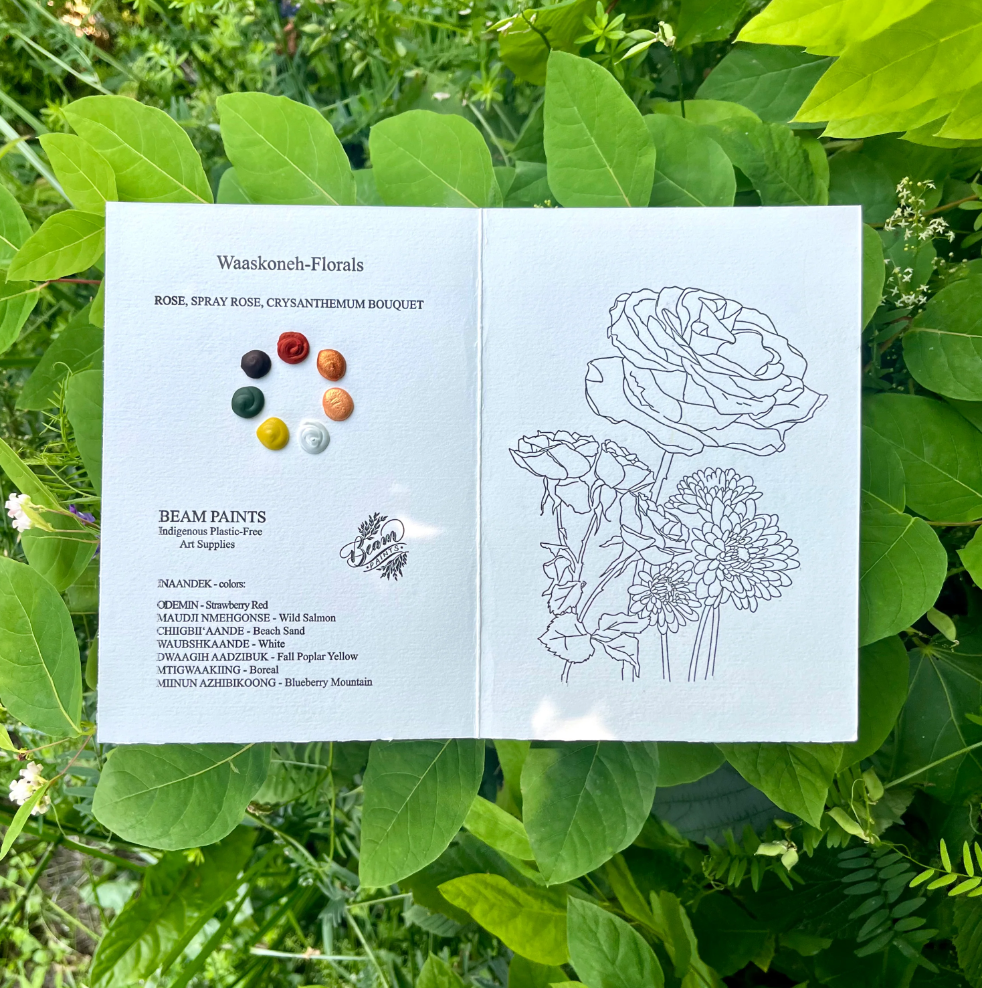 🇨🇦 Beam Watercolours Paintables - Spray Rose Bouquet