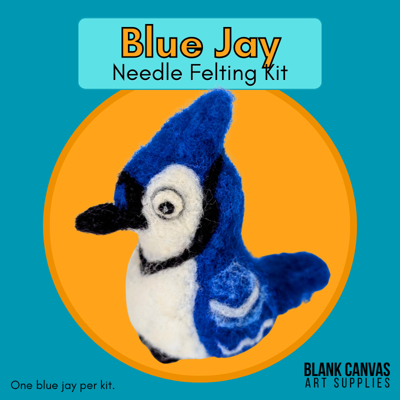 🇨🇦 BCAS Needle Felting Kit - Blue Jay