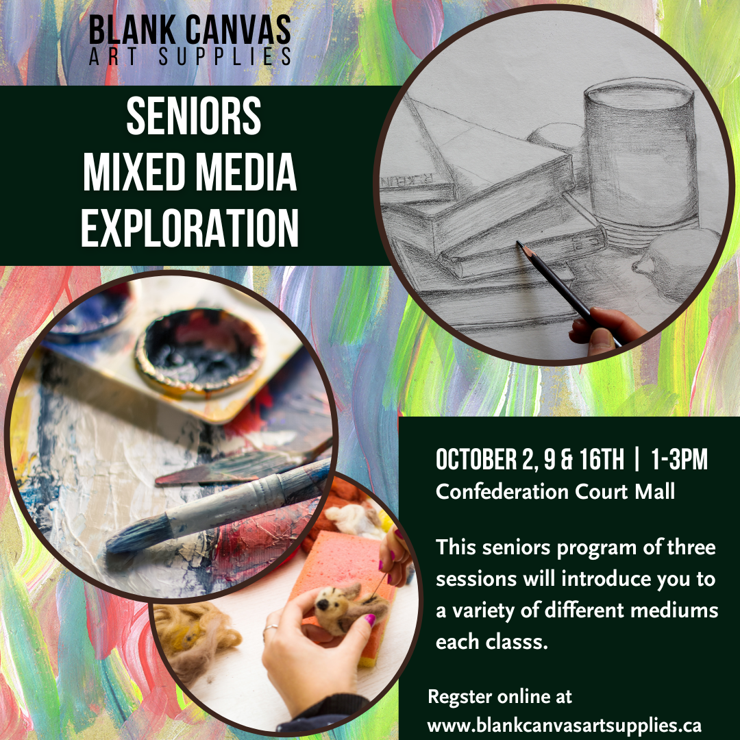 Seniors Mixed Media Exploration Classes