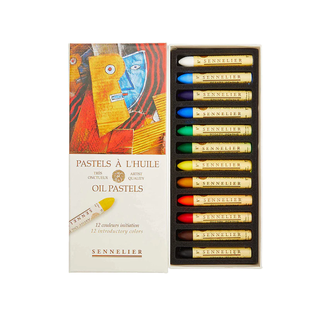 Sennelier Oil Pastel Set of 12 Introductory Colours