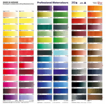 Rosa Gallery Watercolour Paints 10ml