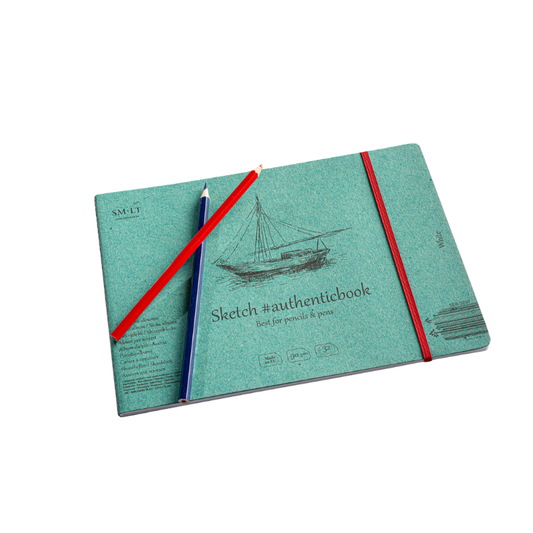 SMLT Stitched Sketch Album 9.6x7.3"