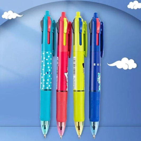 So Many Cats 4-Colour Retractable Ballpoint Pen 0.7mm
