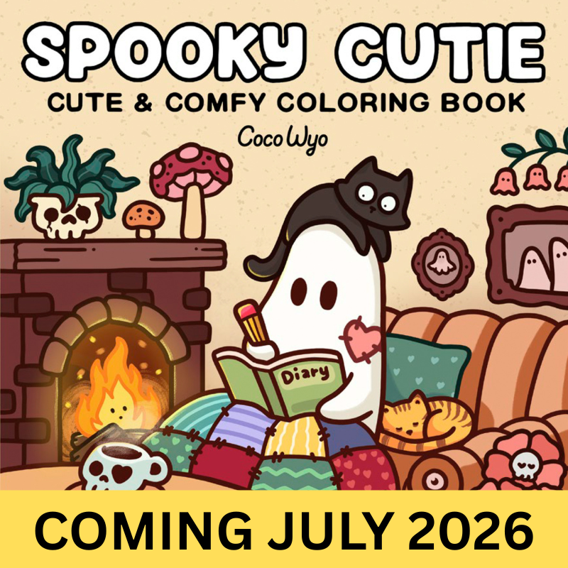 Coco Wyo "Spooky Cutie" Colouring Book {JULY 2026}