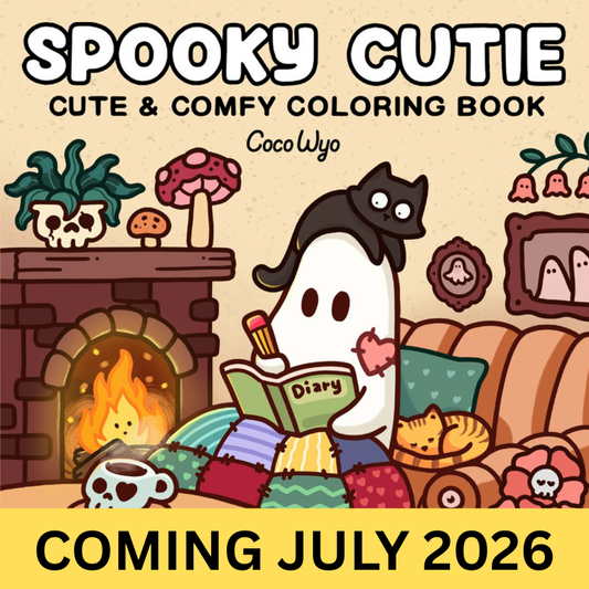 Coco Wyo "Spooky Cutie" Colouring Book {JULY 2026}