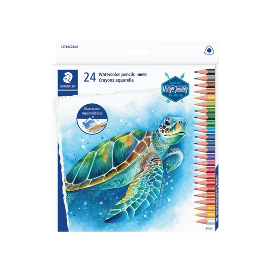 Staedtler Triangular Watercolour Pencil Set of 24