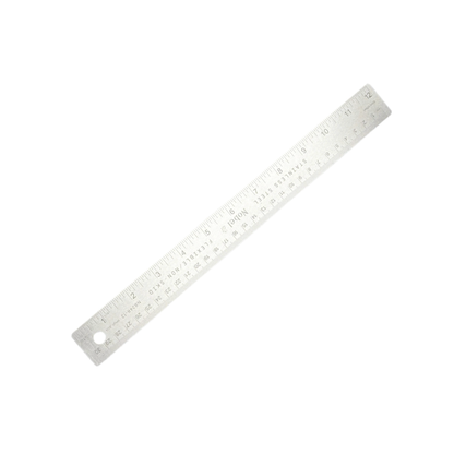 Nobel Arts Flexible Stainless Steel Cork Backed Rulers