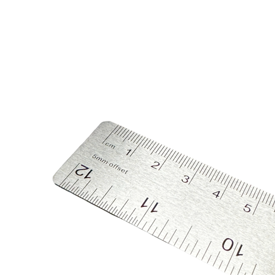 Nobel Arts Flexible Stainless Steel Cork Backed Rulers