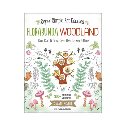 FloraBunda Woodland : Super Simple Art Doodles: Color, Craft & Draw: Trees, Owls, Leaves & More