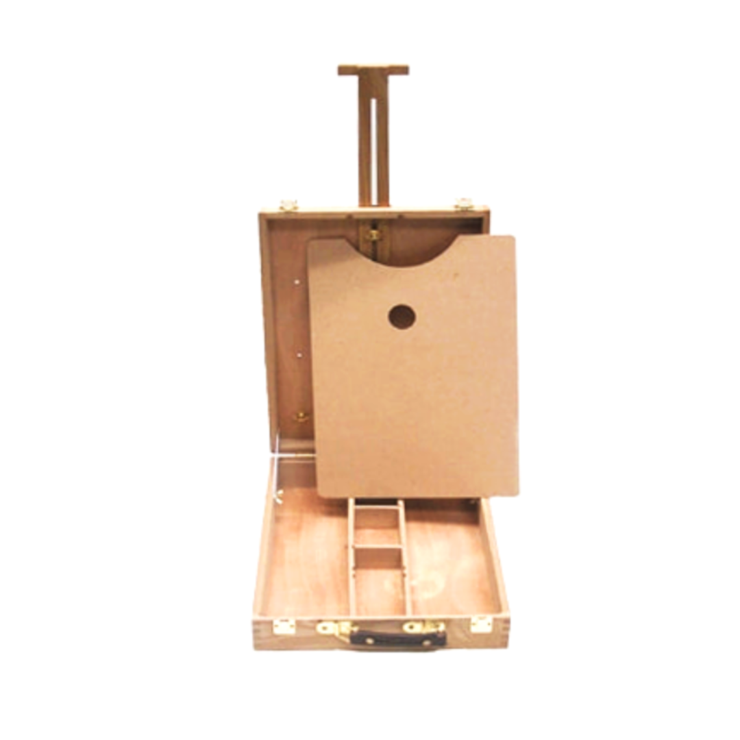 Tabletop Easel with Sketch Box and Wooden Palette (CANNOT BE SHIPPED)