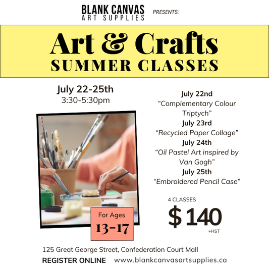 BCAS Teen Art Club July 22-25th 3:30-5:30pm (Week 3)