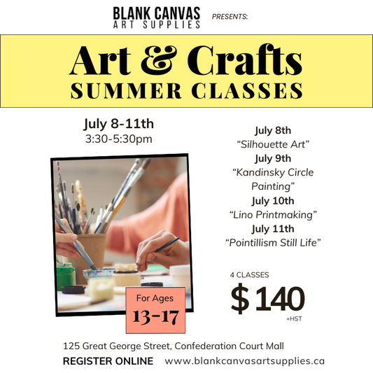 BCAS Teen Art Club July 8-11th 3:30-5:30pm (Week 1)