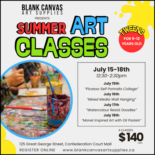 BCAS Tween Art Club July 15-18th 12:30-2:30pm (Week 2)