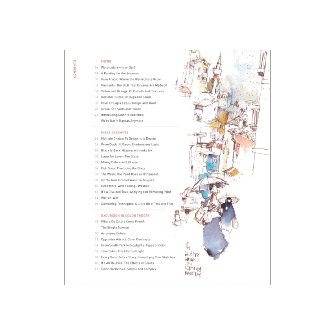 Urban Watercolor Sketching: A Guide to Drawing, Painting, and Storytelling in Color