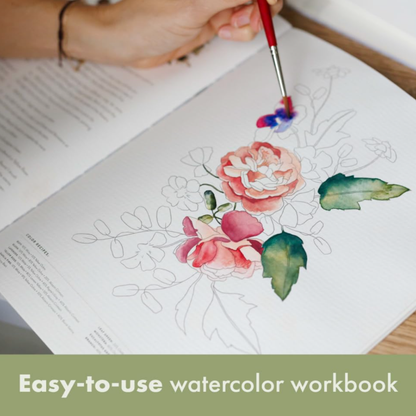 Watercolour Workbook: 10-Minute Beginner Botanicals