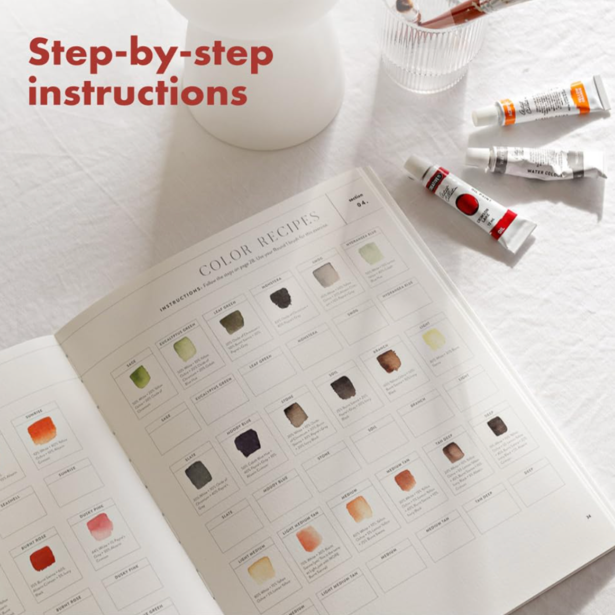 Watercolour Workbook: 10-Minute Beginner Botanicals