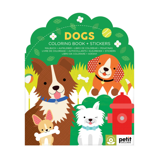 Dogs: Colouring Book with 100 Stickers