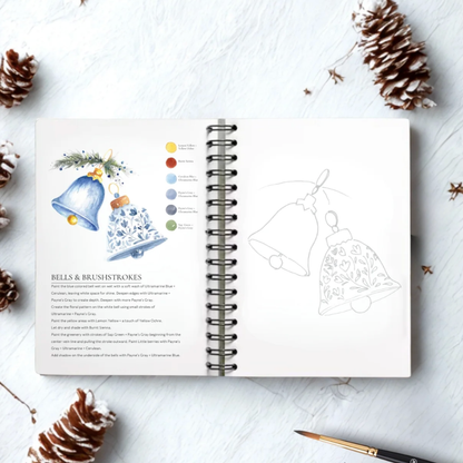 Willow Wolfe: Happy Holidays Watercolour Workbook