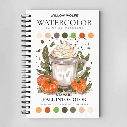 Willow Wolfe: Fall into Colour Watercolour Workbook