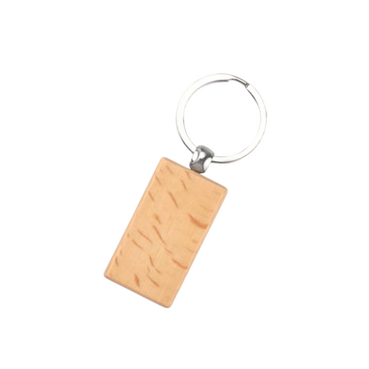 Blank Wooden Keychain