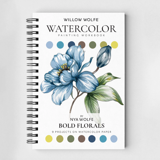 Willow Wolfe: Feathers & Finery Watercolor Workbook