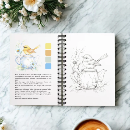 Willow Wolfe: Feathers & Finery Watercolor Workbook