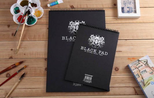 Potentate Black Paper Pad 32 Sheets Wire-Bound
