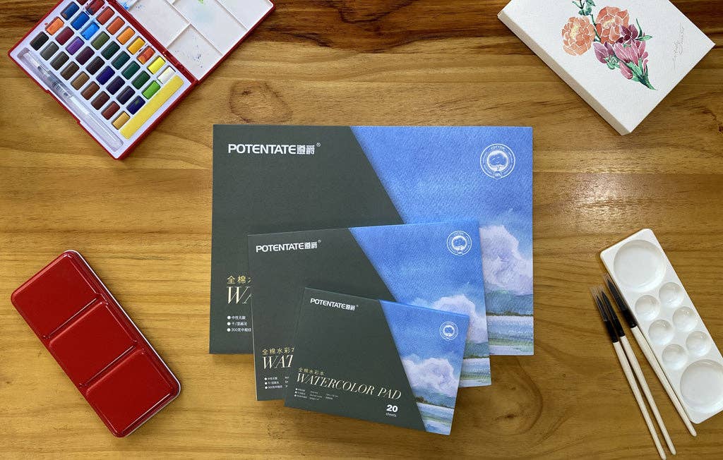 Potentate Watercolour Blocks CP 20 Sheets 100% Cotton