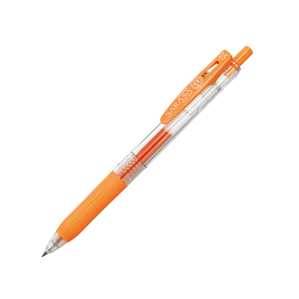 Zebra Sarasa Clip Gel Pens - Fine 0.5mm