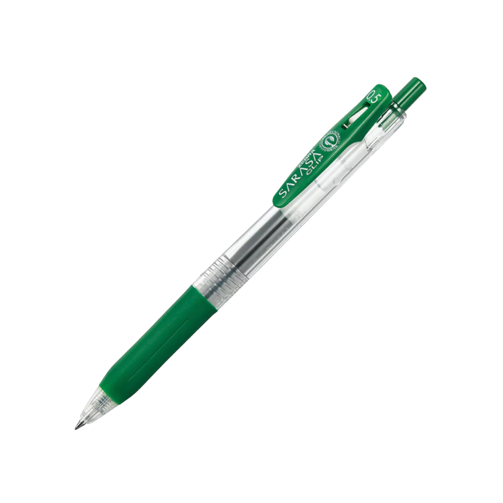 Zebra Sarasa Clip Gel Pens - Fine 0.5mm